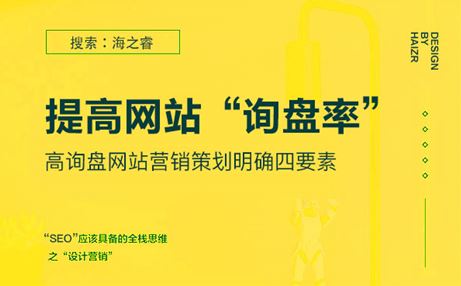 高詢盤網(wǎng)站營(yíng)銷策劃明確四要素