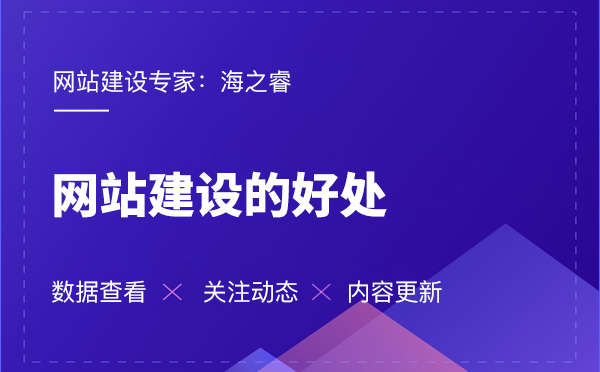 海之睿的網(wǎng)站建設(shè)有那些好處？